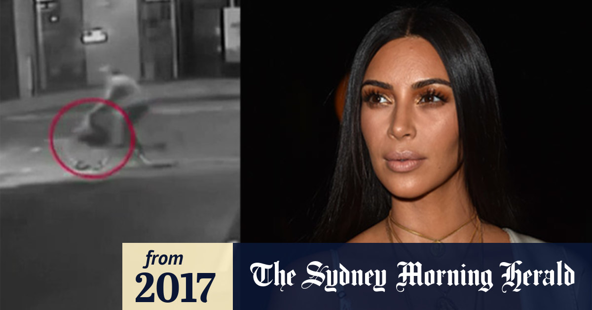 Video Kim Kardashian robbers caught on camera